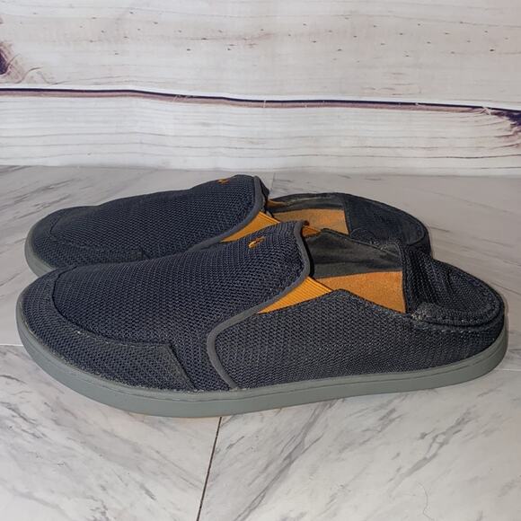 Olukai Nohea Mesh Grey Slip On Shoes Size 8 - Picture 5 of 11